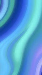 Poster - Colorful abstract waves create a soothing effect in a vibrant digital artwork. Generative AI