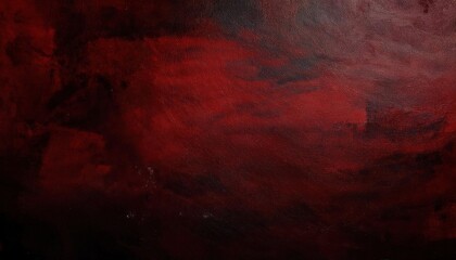 Poster - textured dark red and black abstract painting with smooth gradient, ideal for modern art decor and graphic design