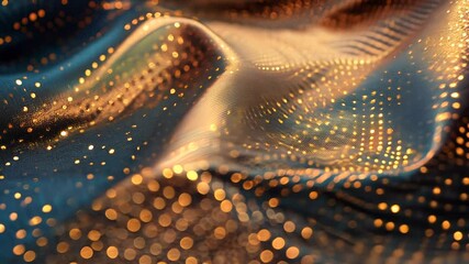 Poster - A captivating visual representation of digital identity protection showcasing an abstract design filled with intricate patterns and glowing particles.