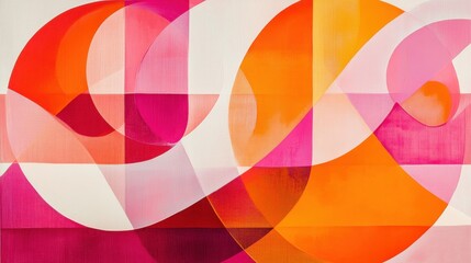Poster - Vibrant abstract geometric design featuring sharp shapes and vivid color transitions