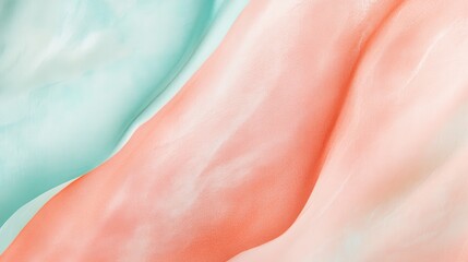 Aufkleber - Soft overlapping layers of pencil strokes create an abstract composition with pastel colors in a serene setting