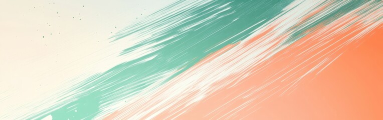 Aufkleber - Minimalist gradient with pencil strokes and dashed lines creating a modern artistic effect
