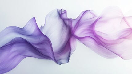 Poster - minimalist pencil strokes create a flowing gradient in soft purple tones evoking calm and creativity