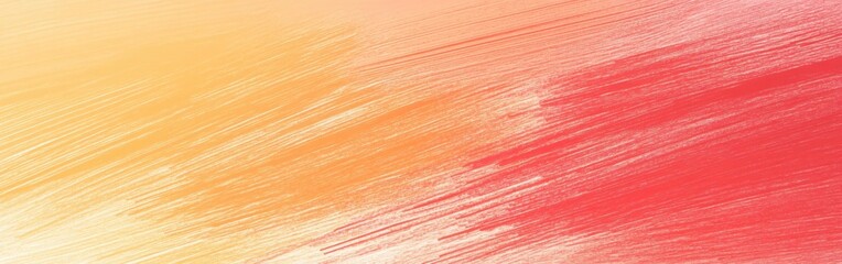 Leinwandbilder - Gradient pencil strokes in minimalistic shades of orange and red capturing the essence of artistic expression