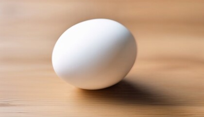 egg on a wooden table