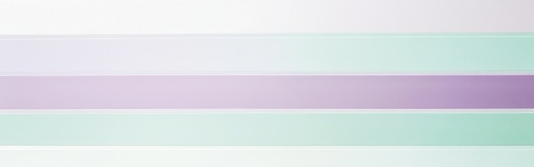 Poster - elegant lavender and mint horizontal stripes create a calming atmosphere in a minimalist setting