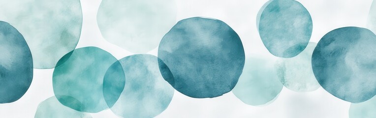 Poster - Abstract dotted design combining muted lavender and soft green hues for a serene artistic effect