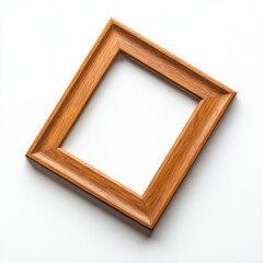 Poster - Elegant polished wooden picture frame designed for displaying cherished memories in a stylish way