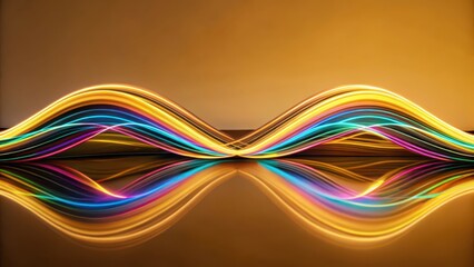 Poster - Abstract Lightwave Pattern