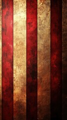 Poster - Luxurious striped background with bronze and red hues creating a rich texture for interior design or artwork