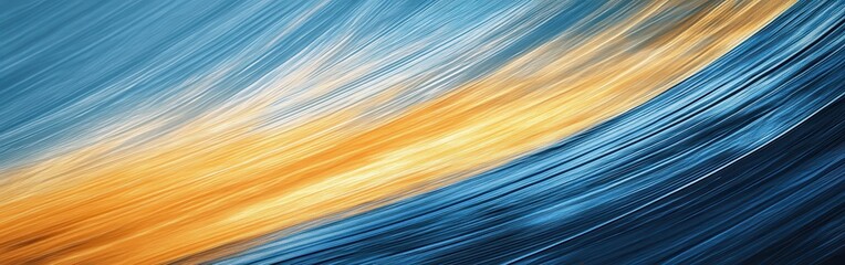 Poster - Abstract pencil strokes create a vibrant display of horizontal lines and colors blending seamlessly in a dynamic artwork