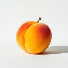 Poster - Ripe apricot with velvety orange skin highlights summer's bounty in a simple setting