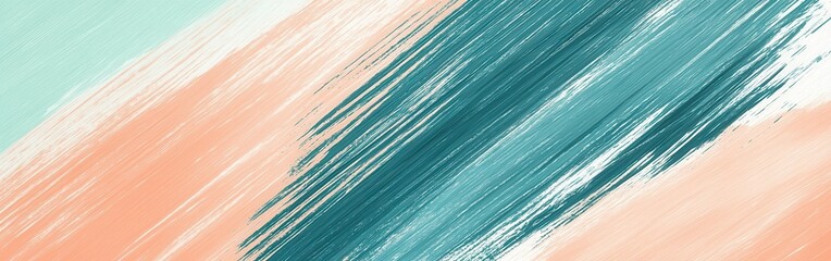 Aufkleber - Soft pencil strokes in muted teal create a calming background with textured elements and gentle color transitions