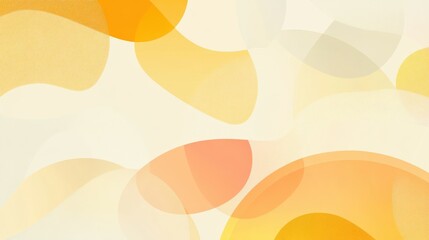 Poster - Soft abstract geometric patterns with warm hues creating a soothing atmosphere in modern design