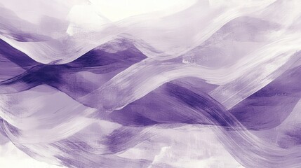 Poster - Abstract pencil strokes create a soft wash of purple hues flowing seamlessly across the canvas