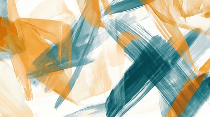 Poster - Soft pencil strokes create an abstract composition with layers and vibrant colors depicting artistic exploration and creativity