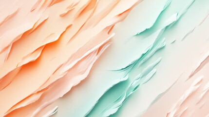 Aufkleber - Minimalist pencil strokes design in pastel shades creating a calm and soothing atmosphere for modern spaces