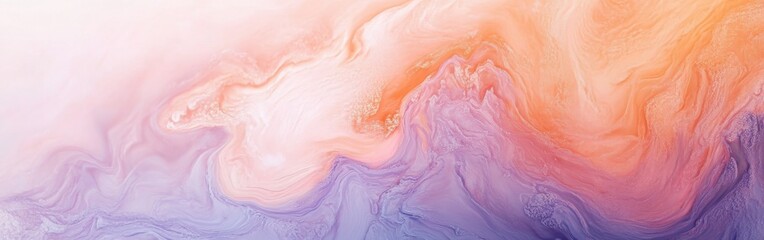 Aufkleber - Gradient transition of soft colors creating a serene atmosphere in abstract design with smooth textures and flowing patterns