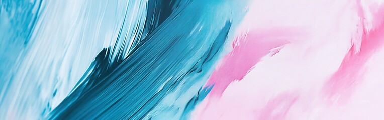 Aufkleber - Abstract pencil strokes in pastel blue with hints of pink creating a serene and artistic atmosphere
