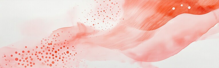 Poster - soft pastel coral dotted patterns create a gentle and calming visual experience in abstract art