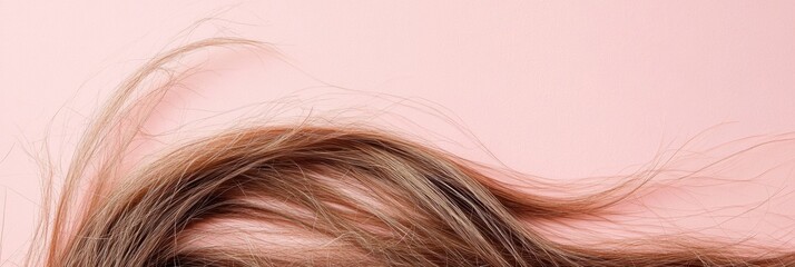 Aufkleber - Close up of frayed hair tips and split ends showcasing hair health and care. Generative AI
