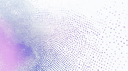 Poster - Pastel lilac blending into powder blue in a serene abstract design