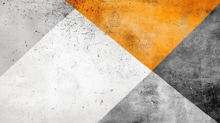 Poster - amber and gray abstract patches creating a visually intriguing design with dissolving textures and p