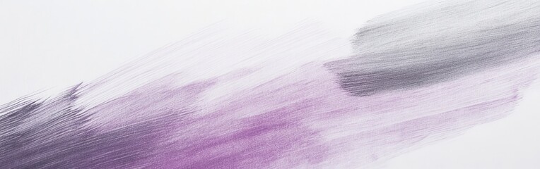 Poster - Elegant pencil strokes create a soft wash of purple and gray hues on textured paper to inspire artistic creativity
