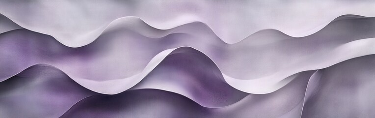 Poster - Elegant backdrop featuring intricate pencil strokes with soothing repeating patterns in soft purple hues