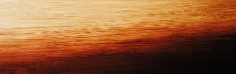 Aufkleber - Strokes of warm amber blend seamlessly, creating an abstract gradient of color and texture