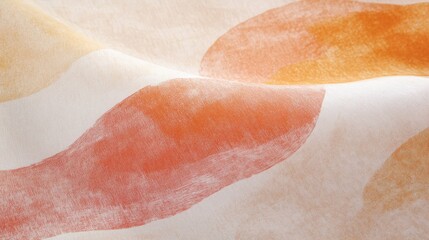Poster - Abstract coral pencil strokes creating a vibrant and textured design for artistic expression and decoration