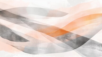 Fototapete - abstract pencil strokes create a serene backdrop with warm tones and soft textures for artistic insp