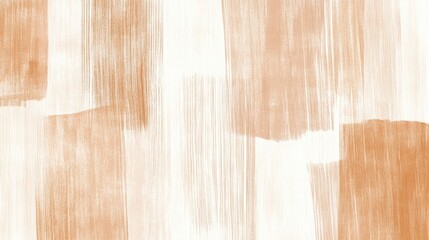 Wall Mural - Pastel amber strokes blend softly on canvas creating an abstract visual harmony in warm tones