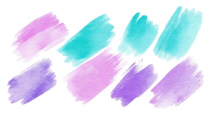 Aufkleber - Soft pencil strokes create a colorful background with random patterns in pastel shades over white canvas