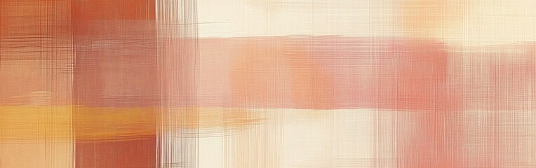 Aufkleber - Smooth pencil strokes create a muted grid pattern with soft colors and textures that evoke a sense of calm and tranquility in design