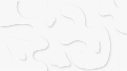 Aufkleber - abstract white background with random geometric shape and golden stroke