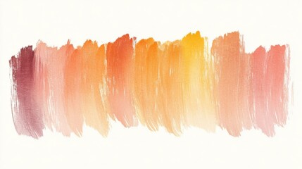 Poster - Captivating smooth pencil strokes create a vibrant background featuring warm tones of orange, red, and yellow in abstract patterns