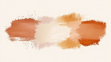 Aufkleber - Elegant pencil strokes and watercolor washes create a soft, textured composition with torn edges