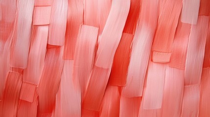 Poster - Elegant backdrop featuring pastel coral pencil strokes in a soft abstract design suitable for various creative projects