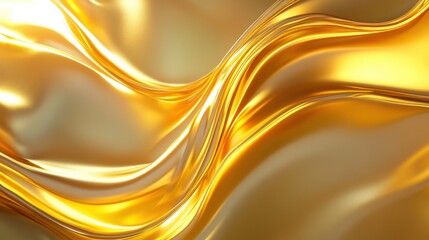 Aufkleber - Beautiful swirling golden textures create a rich and vibrant backdrop suitable for various design projects