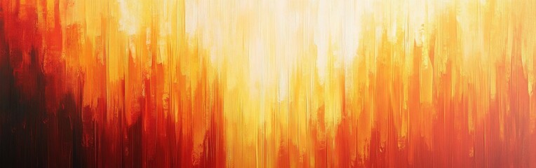 Leinwandbilder - Vibrant abstract gradient showcasing fiery red and orange hues blending harmoniously in a dynamic display of color