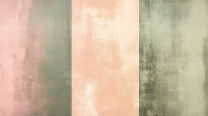 Aufkleber - Smooth gradient background shifting from soft pink to subtle green tones for modern design projects and aesthetics