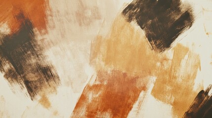 Aufkleber - Blending of muted brown and black pencil strokes creates an abstract composition on a textured surface