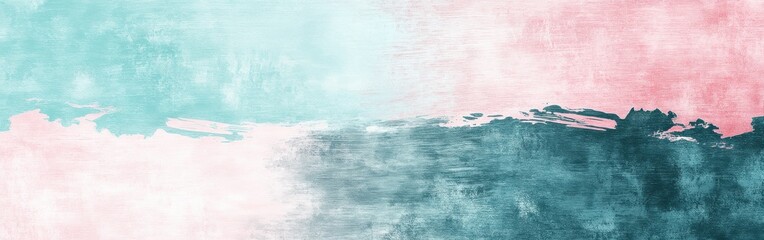 Aufkleber - Gradient of soft pencil strokes with torn borders creating a pastel abstract composition