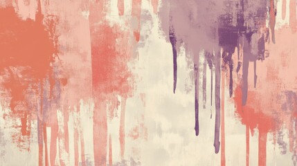 Aufkleber - Abstract pencil strokes create an organic design with flowing colors and textures throughout the composition