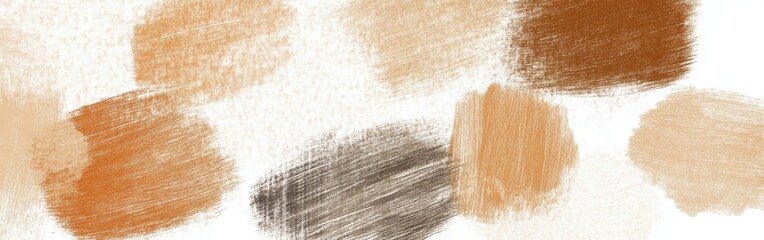 Poster - Exploration of muted brown pencil strokes and blotches showcasing texture and artistic expression
