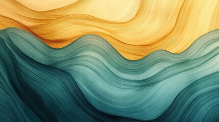 Leinwandbilder - Soft pencil strokes create a gradient artwork with overlapping colors in a fluid motion