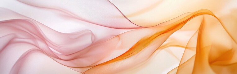 Poster - Soft pastel forms created by gentle pencil strokes in fluid fabric textures