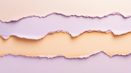 Poster - Creative backdrop with soft pencil strokes and torn borders in pastel hues for artistic projects