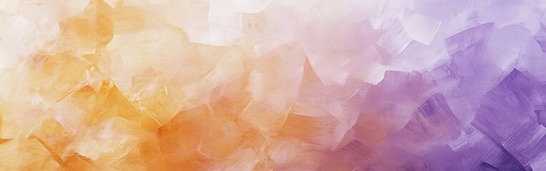 Fototapete - Abstract pencil strokes create a textured backdrop with jagged lines in soft orange and purple hues